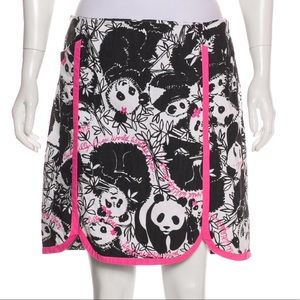 NWOT Lilly Pulitzer Pandamonium Skirt Sz 10